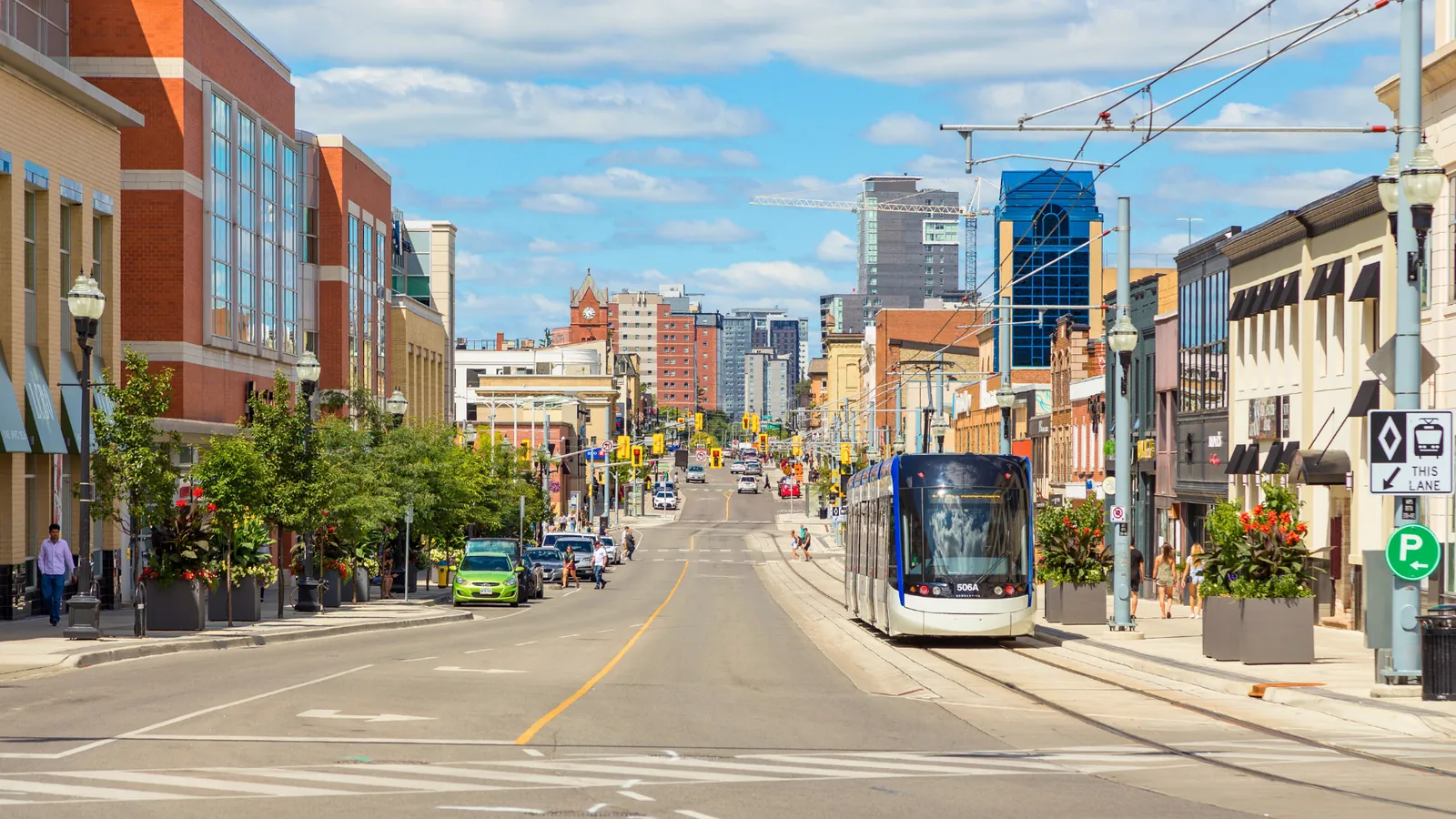 Waterloo ION LRT on King Street